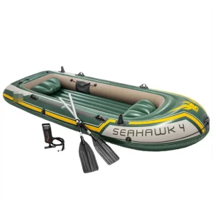 Barca Gonfiabile in Gomma con Pagaia in Alluminio Kayak Gonfiabile da Pesca Barca Gonfiabile da Esterno Tenda da Pesca GCB 001