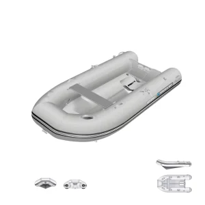 Opblaasbare Rubberboot Vissersboot 2m 3m 4m PVC Hypalon Luchtdekvloer met Motor voor Zee