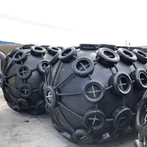 Inflatable Rubber Pneumatic Fender Marine Ship Dock Protection Buoy with Accessories