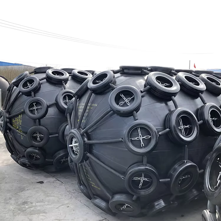 Boyas inflables de fender neumático marino para protección de muelles de barcos, con accesorios