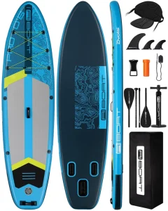 Inflatable SUP 10’6″ x 33″ x 6″ Stand Up Paddle Board Drop Stitch Paddle Board With Seat