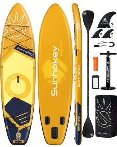 인플레이터블 SUP 패들 보드 11'x34''x6'' 서핑 보드 스탠드업 패들 보드