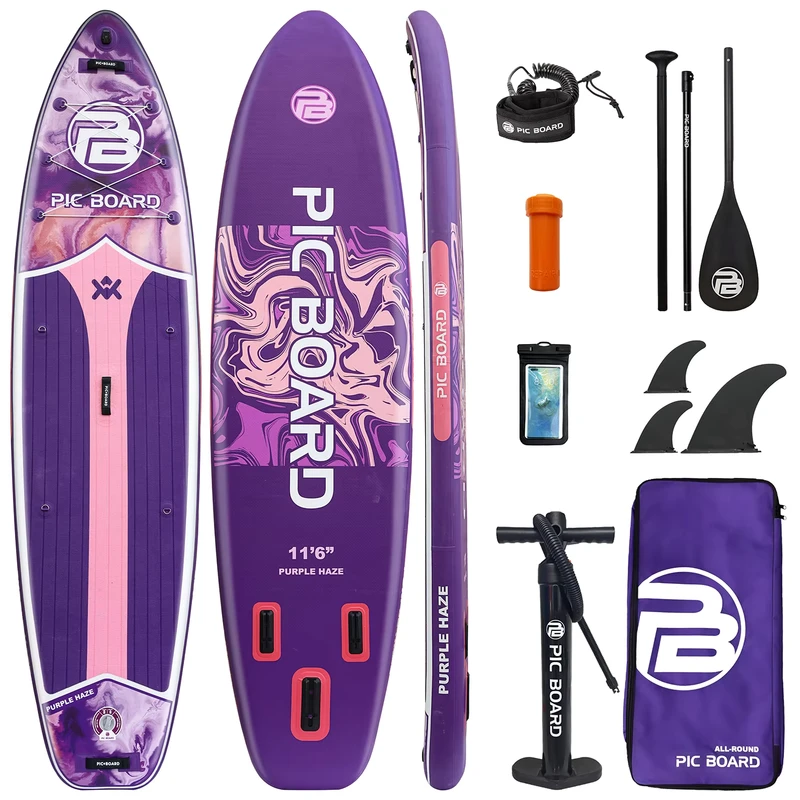 Prancha de Stand Up Paddle Inflável Material de Costura em Lâmina Prancha de Surf Tabla De Paddle Inflável Supboard Paddleboard