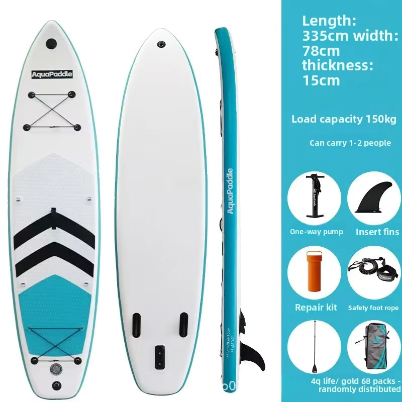 Prancha de Surf Inflável SUP para Desportos Aquáticos - Prancha de Paddleboard de PVC