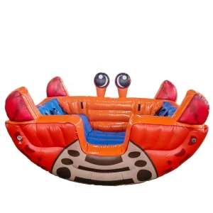 Inflatable Seasaw Rocker Durable Vinyl Folding Blow up Teetertotter Pool Toys Seasaw Feeterboard for Kids Adults