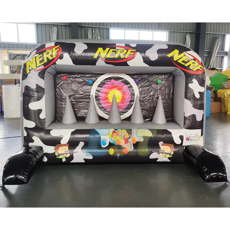 Inflatable Shooting Range Games Carnival Floating Targets Nerfwall Shooting Game Inflatable Archery Target Shootout