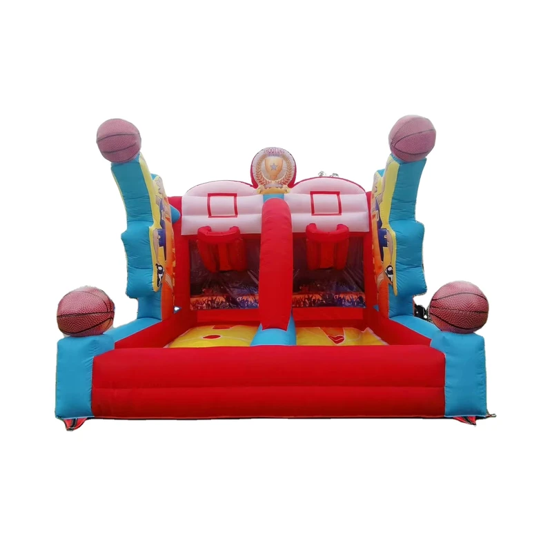 Canasta de baloncesto inflable Shooting Stars, juego de aro de baloncesto inflable para niños