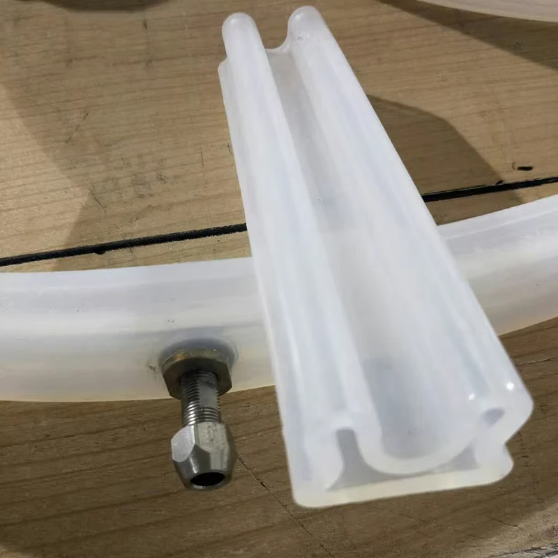 Inflatable Silicone Rubber Gasket Inflatable O Ring Gaskets for Machine Equipment Hatch Door Gap