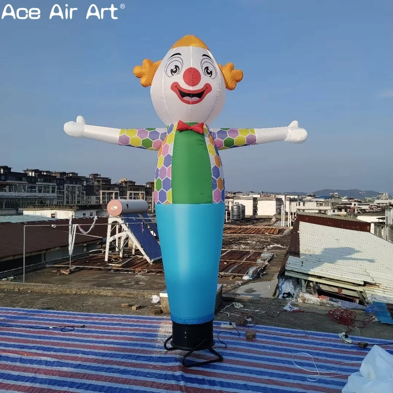 Danseur gonflable de ciel modèle Joker, homme tube gonflable pour publicité lors d'événements
