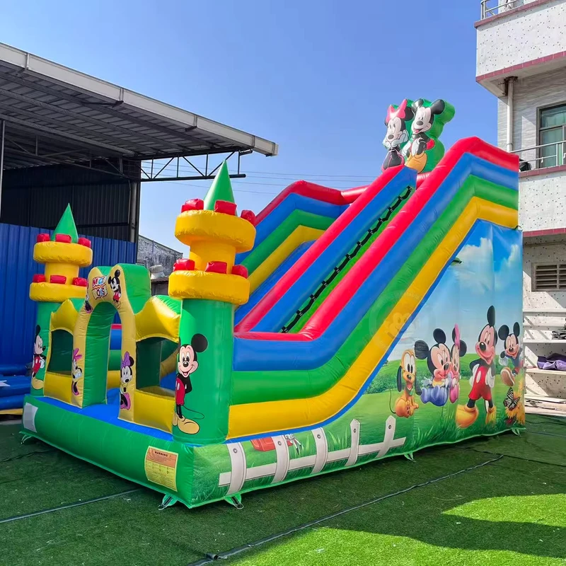Cầu trượt bơm hơi, cầu trượt nước bơm hơi, nhà nhảy kết hợp