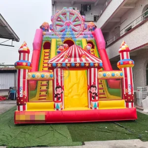Inflatable Slide PVC Indoor Trampoline Double Slide