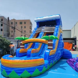 Inflatable Slides Double Waterslide Inflatable Pool Slide Water Slide 23 Feet