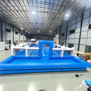 Inflatable Soccer Pickleball Courts Volleyball Pitch Giant Sport Games Inflatable Sports Field Arena for Sea Party Rentals