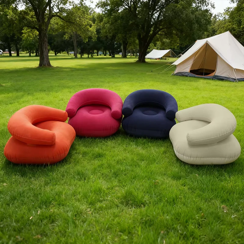 Aufblasbares Sofa, Luft-Lounger, tragbare aufblasbare Couch für Camping, Strand, Garten mit wasserdichter Tragetasche, individuell