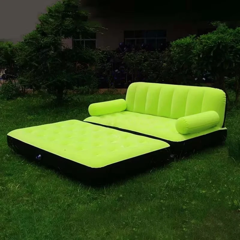 Inflatable Sofa Bed with Auto Pump Portable and Durable Air Sofas Suitable for Indoor and Outdoor
