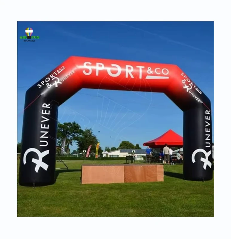 Aufblasbarer Sportveranstaltungsbogen, aufblasbarer Durchgang für Laufspiele