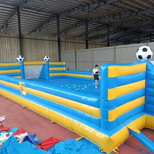 Inflatable Sport Games Soap Football Court Football Field Inflatable Soccer Field Water Game Fun Park for Sale