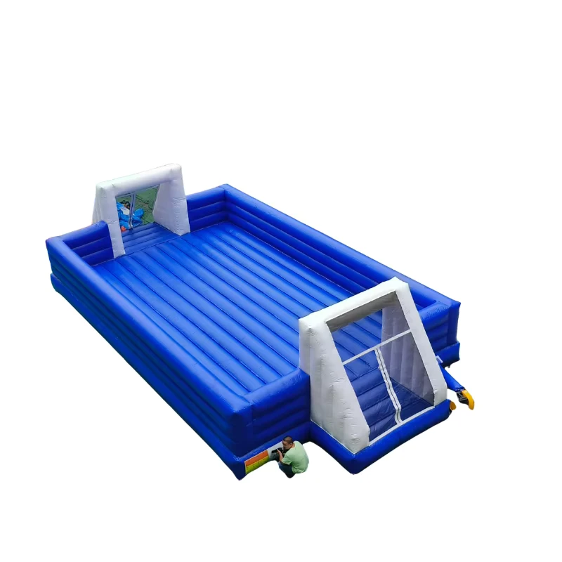 Campo Sportivo Gonfiabile con Porte in PVC Commerciale di Alta Qualità per Bambini e Adulti per Noleggio per Feste e Team Building