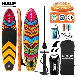 Inflatable Stand Up Paddle Board SUP Surfboard Drop Stitch with Pump Paddle Backpack for Surfing Yoga Fishing OEM