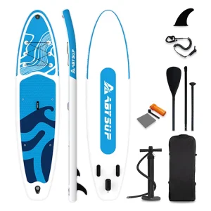 Inflatable Stand-Up Paddle Board for Water Sports EVA PVC with Pump Fin Bag Accessory for Surfing