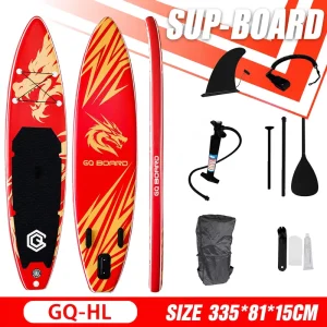 Inflatable Stand up Paddle Board 11′ X 32″ X 6″ Extra Stable SUP Board EVA Deck Pad 200kg Capacity