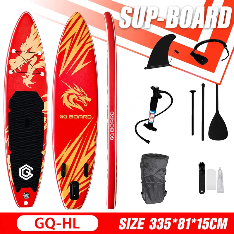 Paddle board gonfiabile 11' X 32" X 6" SUP extra stabile con pad EVA, capacità 200 kg