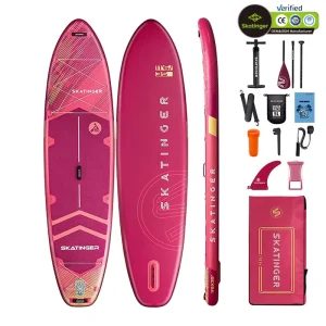 Inflatable Stand up Paddle Board Gonflable Paddleboard Surfboard 11’6″ Drop Stitch PVC EVA Unisex All Around SUP