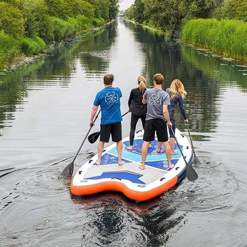Aufblasbares Stand-Up-Paddleboard Premium Isup für Erwachsene und Jugendliche, Allround-SUP-Board mit vollständigem Zubehör für See und Ozean