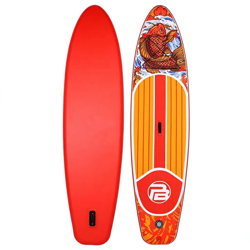 Opblaasbaar Stand Up Paddle Board SUP Set met Peddel, Vin, Leash en Draagtas voor Yoga en Toeren