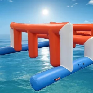 インフレータブルスタンドアップパドル障害物コース 浮遊水アミューズメントプレイグラウンド設備