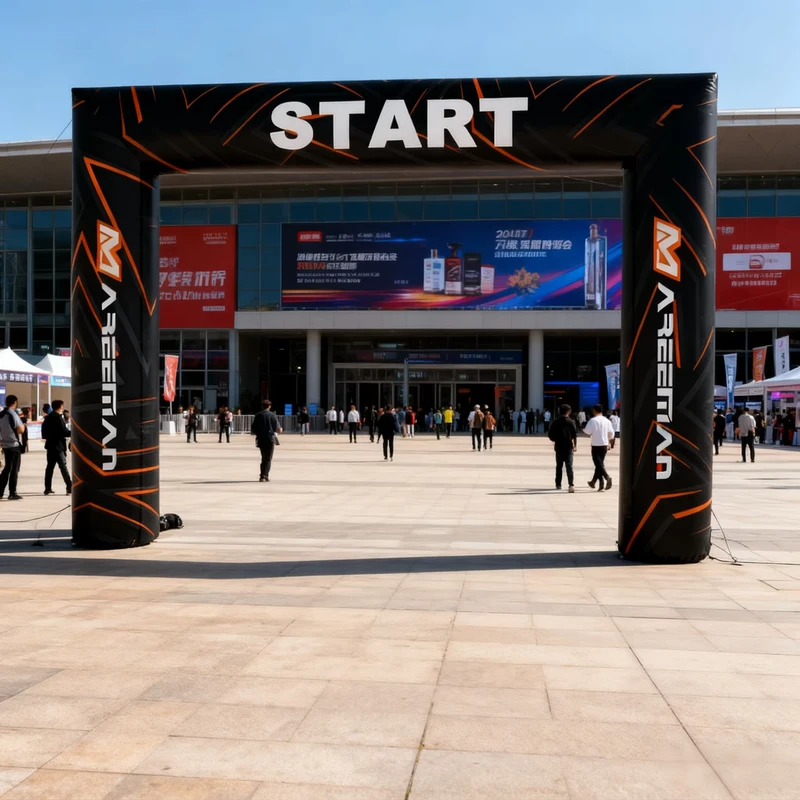 Arco Gonfiabile per Partenza e Arrivo per Eventi all'Aperto Personalizzato per Promozioni