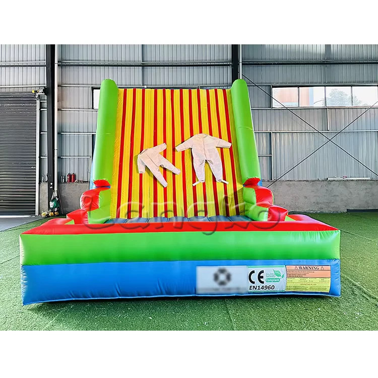 Inflatable Sticky Velcro Wall Games Carnival Party Bar Fly Bouncy Castle Inflatable Bounce Air Cushion Magic Sticky Wall