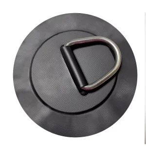 Inflatable Surfboard Patch Kayak SUP Board Stainless Steel D-ring Buckle 15cm Round PVC Patch Hook Accessories