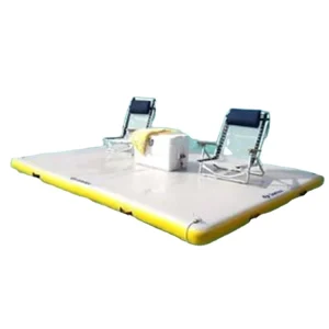 Opblaasbaar Zwemplatform Water Drijvende Lounge Dock Opblaasbare Luchtmatras