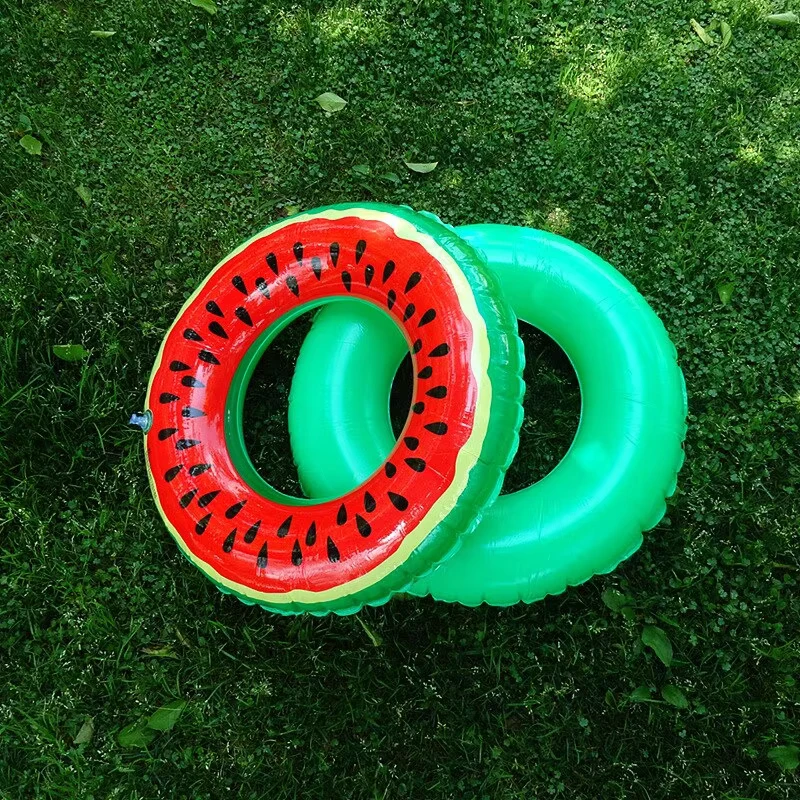 Bouée gonflable pour adulte et enfant, anneau de natation coloré, bouée pastèque