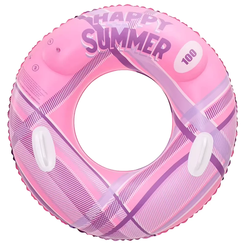Anillos Flotantes de Piscina Inflables con Asa, Tubo de Natación Inflable, Flota para Piscina y Playa