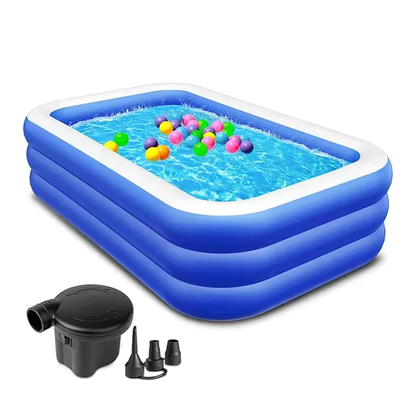 Piscina inflable portátil al aire libre para familias, piscina de agua para niños y adultos