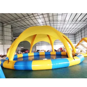 Kolam Renang Inflatable dengan Penutup, Kolam Air Inflatable dengan Tenda