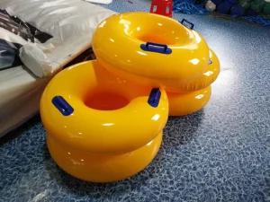 Inflatable Swimming Ring Inflatable Swim Rings with Handles PVC Inflatable Water Ring