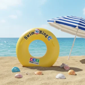 Inflatable Swimming Ring Inflatable Swimming Pool Accessories Swimming and Diving Equipment PVC Pcp Cartoon Beach Swimming Ring