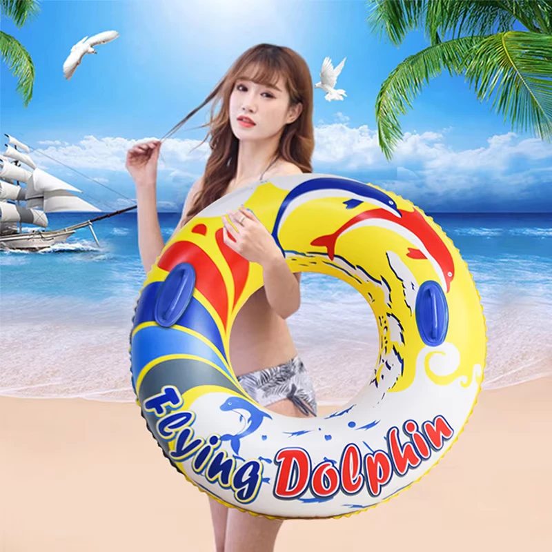 インフレータブルスイミングリング 夏のパーティーリング 子供と大人用
