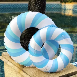 Inflatable Swimming Ring for Adults Clear Pool Float for Summer Vacation for Children