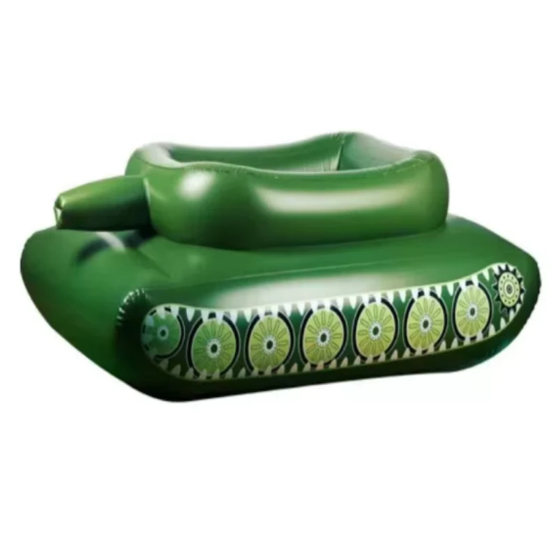 Aufblasbares Tank-Pool-Float mit Wasserkanone, Wasserpistole, Schwimmbadspielzeug für Erwachsene und Kinder, Sommerparty-Spaß, OEM