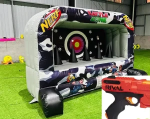 Inflatable Target Shooting Carnival Game 6 8ft Tall Electric Air Pump Kids Adults Outdoor Party Rental