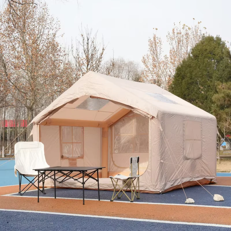 Tende gonfiabili per campeggio, tende glamping ad aria, montaggio facile, tenda gonfiabile impermeabile per 4-6 persone, tenda a cabina in Oxford