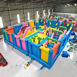 Inflatable Theme Park Slide Jumping Castle Play Centre With Ball Pit Blow up Big Bounce House Bouncy Castle Playground