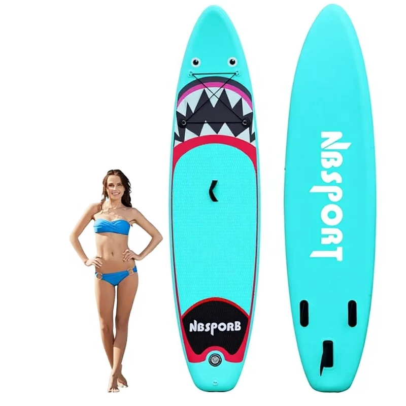 Prancha de Paddle Inflável Adulto Espessa - Prancha de Surf Flutuante - Prancha de Lodo em Pé