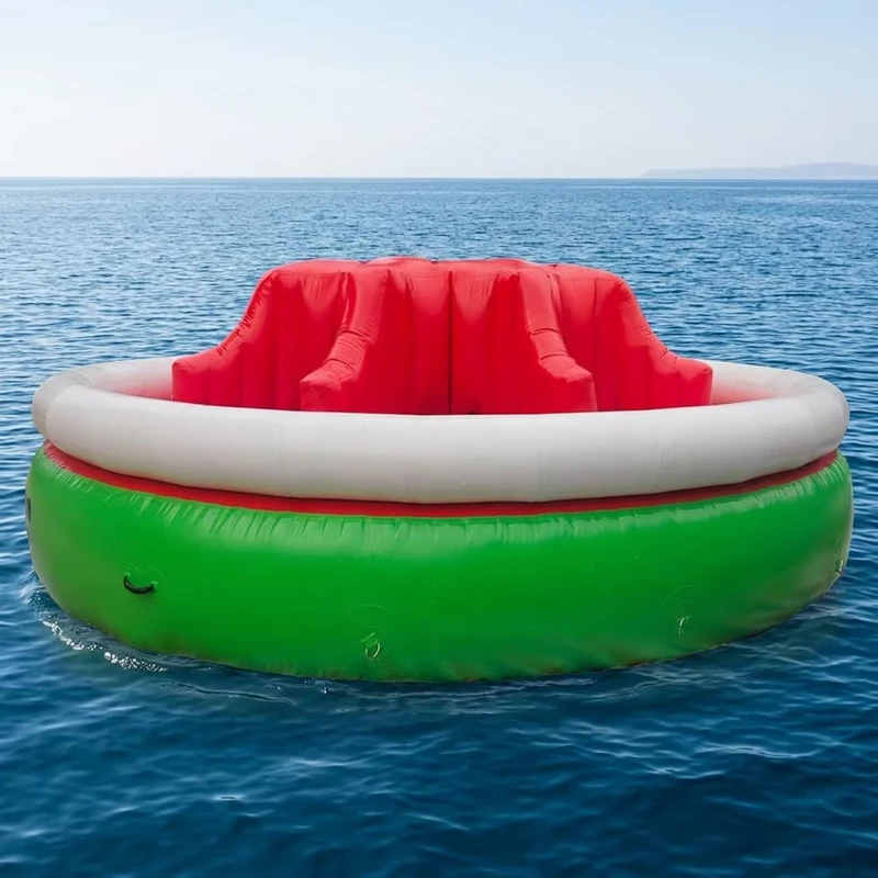 Perahu Putar Inflatable Towable Twister untuk Olahraga Air di Laut dan Danau