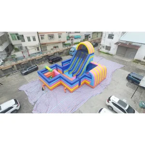 Inflatable Trampoline Big Bounce House Adult Obstacle Course Inflatable Theme Park Adult Jumping Castle