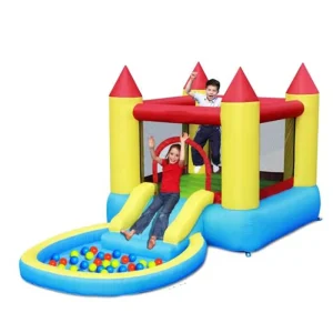 Trampoline gonflable élastique extérieur avec piscine à balles Château gonflable pour enfants